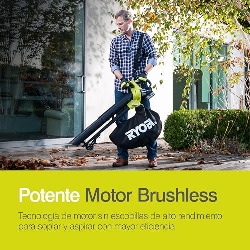 RYOBI 18 V ONE+ Brushless Akku-Laubsauger OBV18, Gebläsefunktion