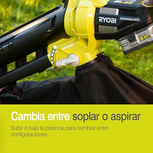 RYOBI 18 V ONE+ Brushless Akku-Laubsauger OBV18, Gebläsefunktion