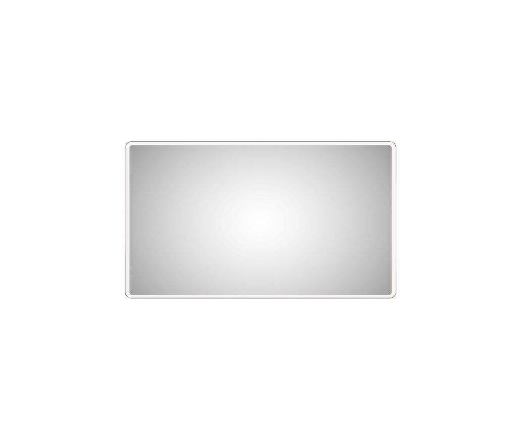 Talos Moon Badspiegel mit Beleuchtung 120x70 cm - Badezimmerspiegel mit Beleuchtung - feuchtwassergeeignet durch Aluminiumrahmen - Licht-Farbe Neutralweiß
