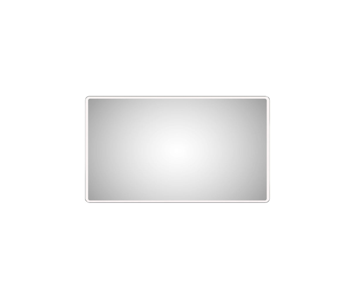 Talos Moon Badspiegel mit Beleuchtung 120x70 cm - Badezimmerspiegel mit Beleuchtung - feuchtwassergeeignet durch Aluminiumrahmen - Licht-Farbe Neutralweiß