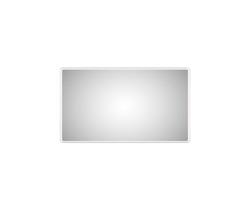 Talos Moon Badspiegel mit Beleuchtung 120x70 cm - Badezimmerspiegel mit Beleuchtung - feuchtwassergeeignet durch Aluminiumrahmen - Licht-Farbe Neutralweiß
