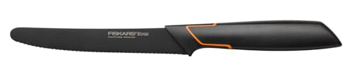 Fiskars Tomatenmesser, Modernes Design, Gezahnte Klinge, Gesamtlänge: 25 cm