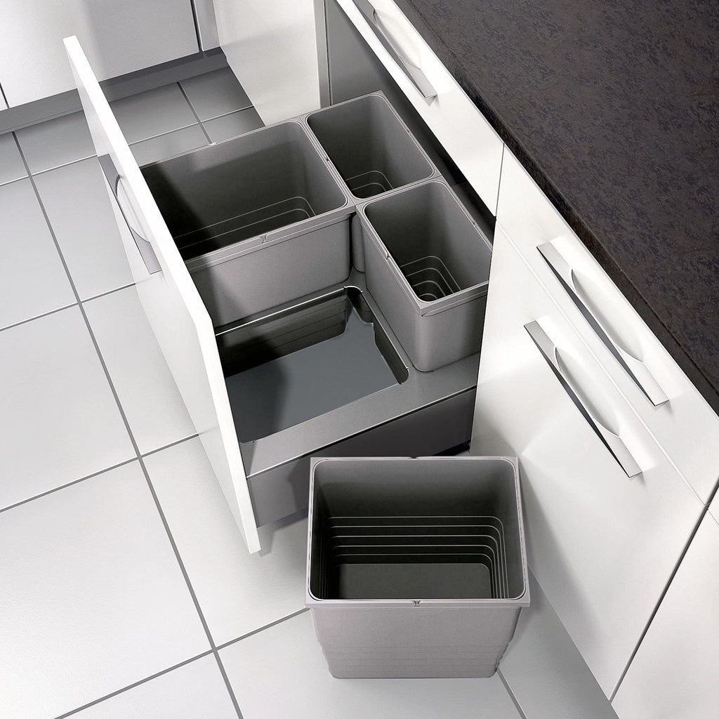 SOTECH eins2vier Abfallsammler Höhe: 310 mm Volumen 8 Liter 153 x 230 mm