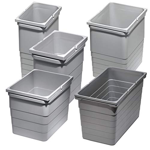 SOTECH eins2vier Abfallsammler Höhe: 310 mm Volumen 8 Liter 153 x 230 mm
