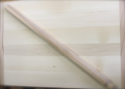 Panetta Casalinghi Nudelholz mit einem Griff, Holz, Beige, 4,5 x 100 cm