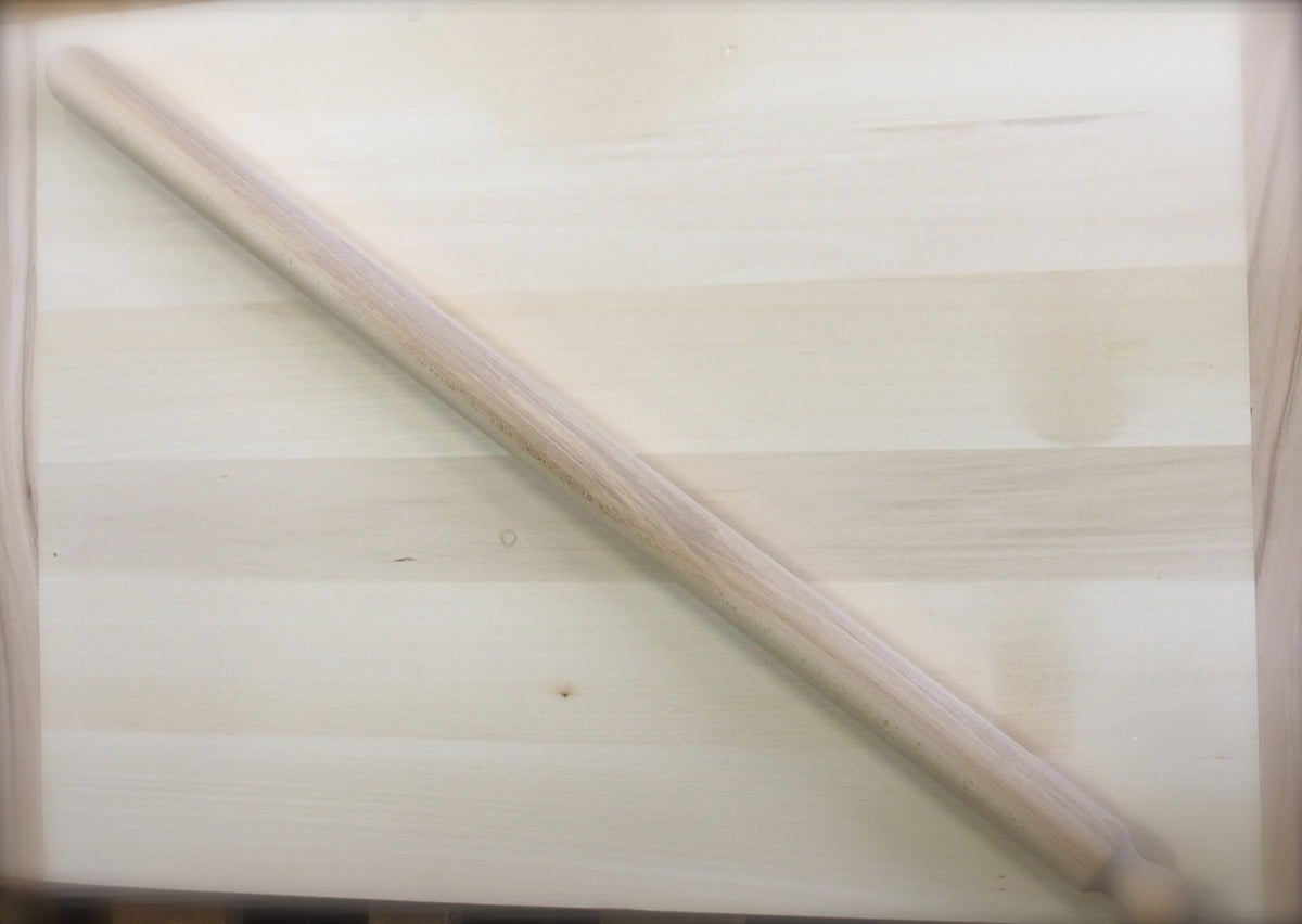 Panetta Casalinghi Nudelholz mit einem Griff, Holz, Beige, 4,5 x 100 cm