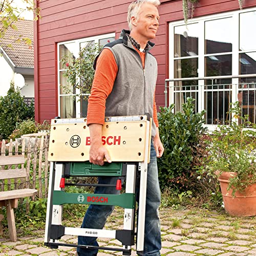 Bosch Arbeitstisch PWB 600 (4 Spannbacken, Karton, max. Tragfähigkeit: 200 kg)
