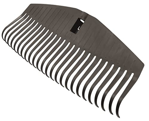 Solid Leaf Rake L Head Black