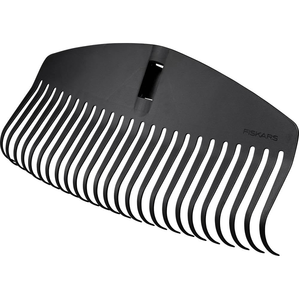 Solid Leaf Rake L Head Black