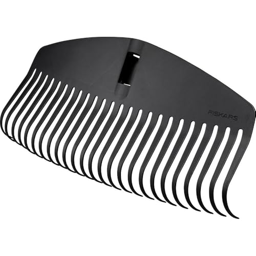 Solid Leaf Rake L Head Black