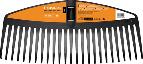 Solid Leaf Rake L Head Black