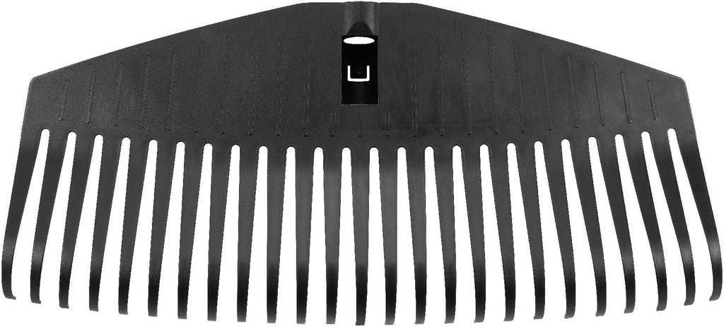 Solid Leaf Rake L Head Black