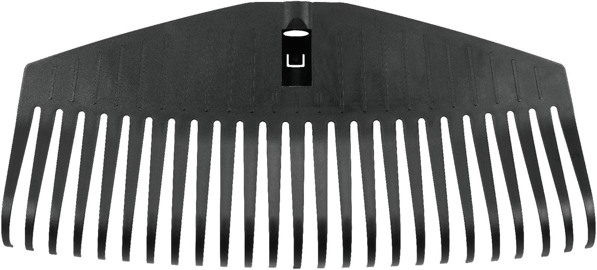 Solid Leaf Rake L Head Black