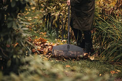 Solid Leaf Rake L Head Black