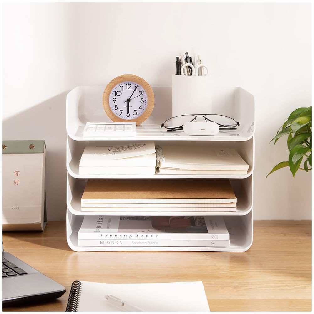 4-stufige stapelbare A4-Aktenablage, Briefablagen-Organizer