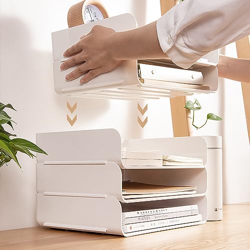 4-stufige stapelbare A4-Aktenablage, Briefablagen-Organizer
