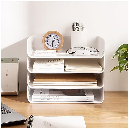 4-stufige stapelbare A4-Aktenablage, Briefablagen-Organizer