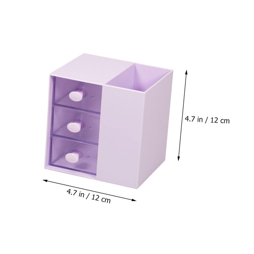 Büroaccessoire Aufbewahrungsbox aus Ps Violett für Schreibtisch