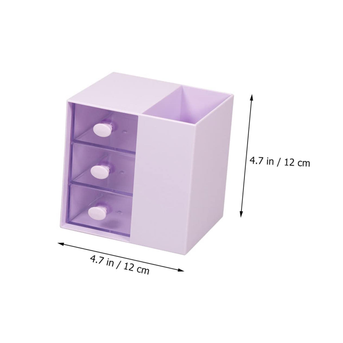 Büroaccessoire Aufbewahrungsbox aus Ps Violett für Schreibtisch