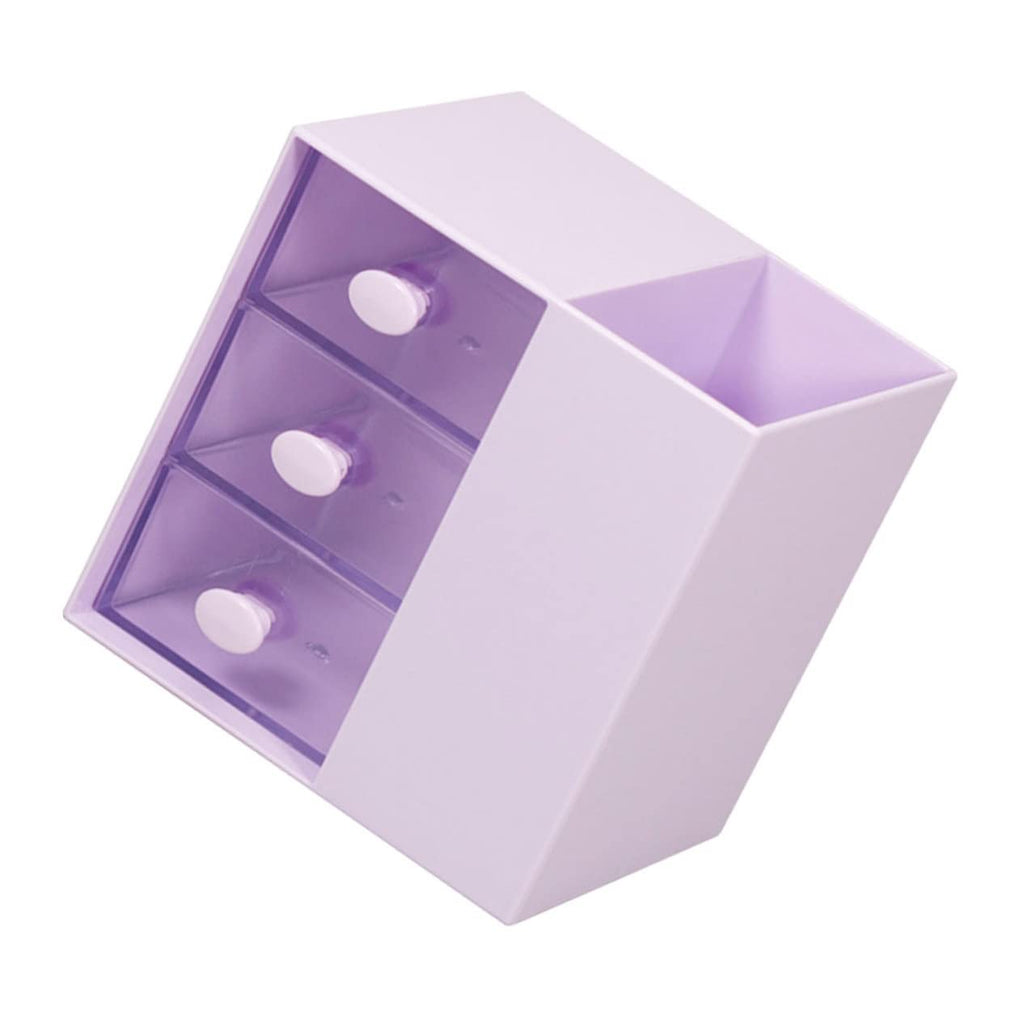 Büroaccessoire Aufbewahrungsbox aus Ps Violett für Schreibtisch