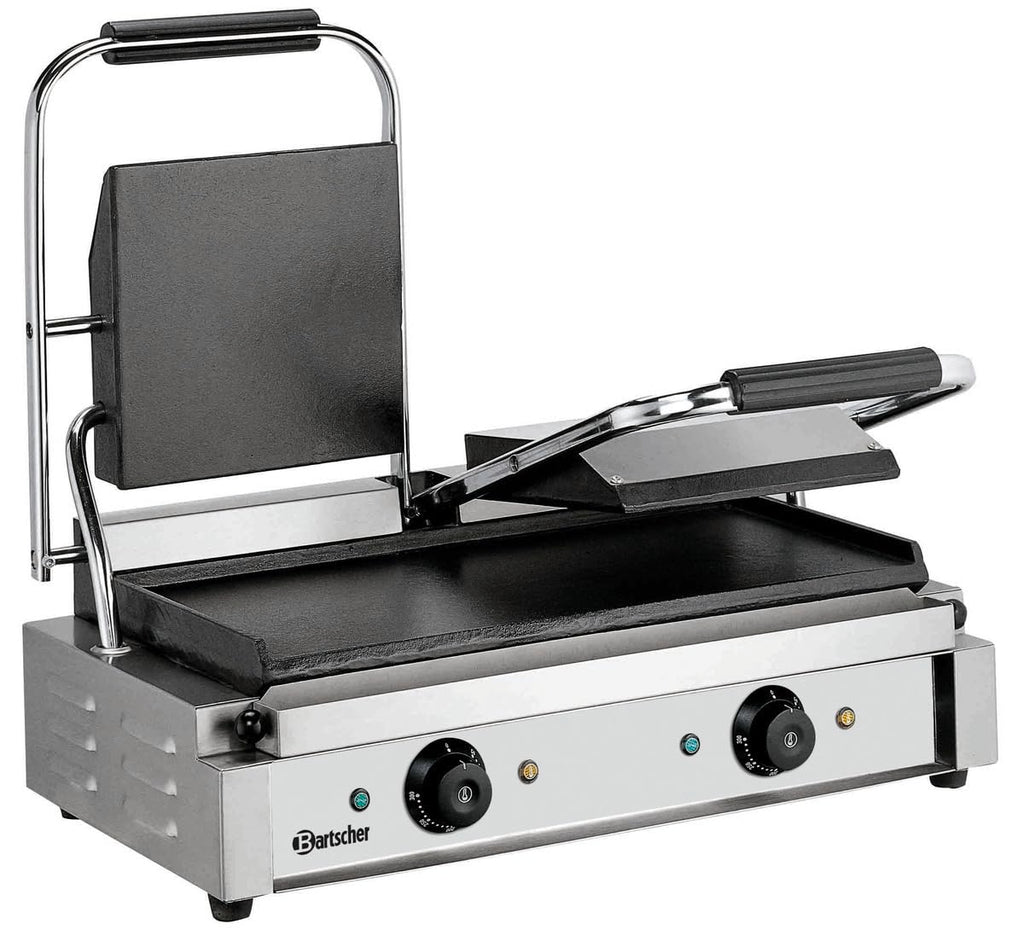 Elektro-Doppel-Kontaktgrill, Grillplatten glatt - A150672