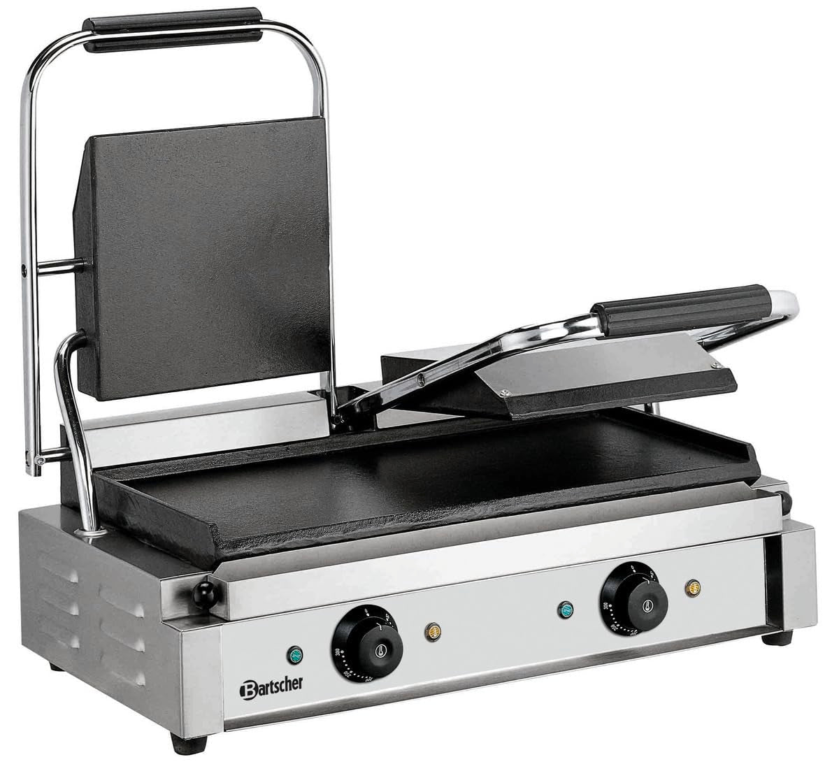 Elektro-Doppel-Kontaktgrill, Grillplatten glatt - A150672
