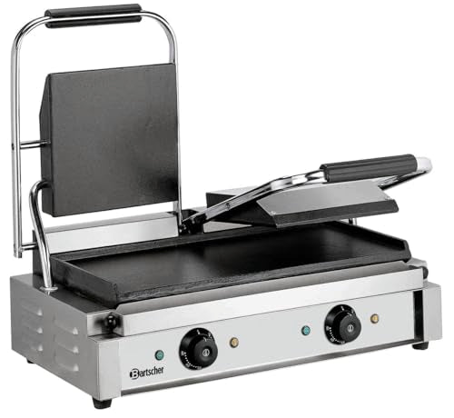 Elektro-Doppel-Kontaktgrill, Grillplatten glatt - A150672