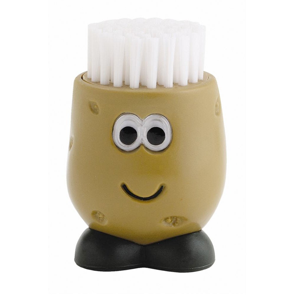 Joie 63001 Kartoffelbürste Mr. Potato rund, Kunststoff, braun, 5 x 5 x 7 cm