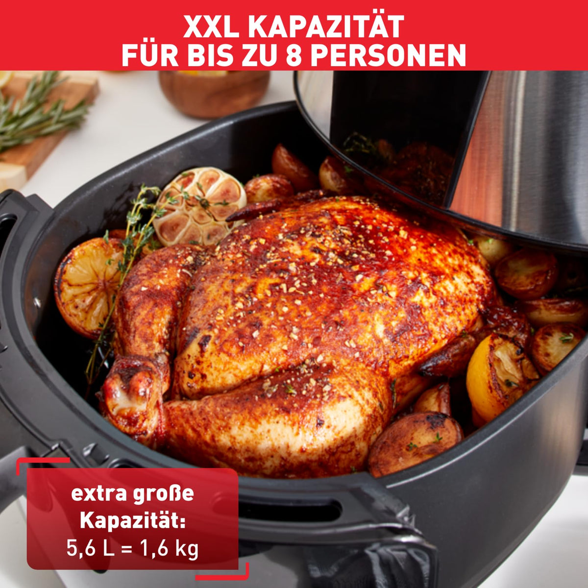 Tefal Easy Fry XXL Airfryer 5,6L, EY701
