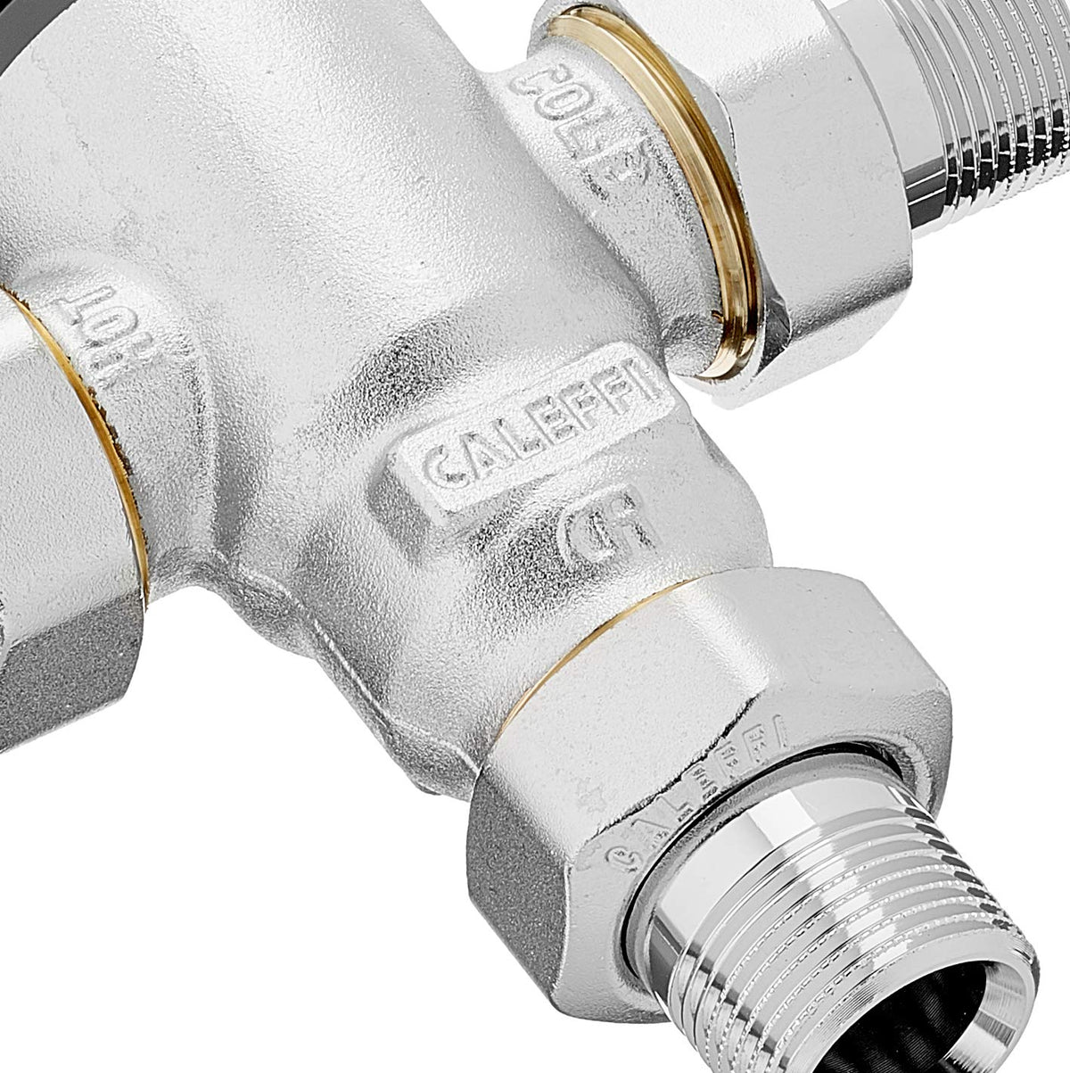 Caleffi 521500 Thermomischer 3/4 Zoll 30 - 65 °C Verkalkungsunempfindlich Einstellbar Entzinkungsfreies