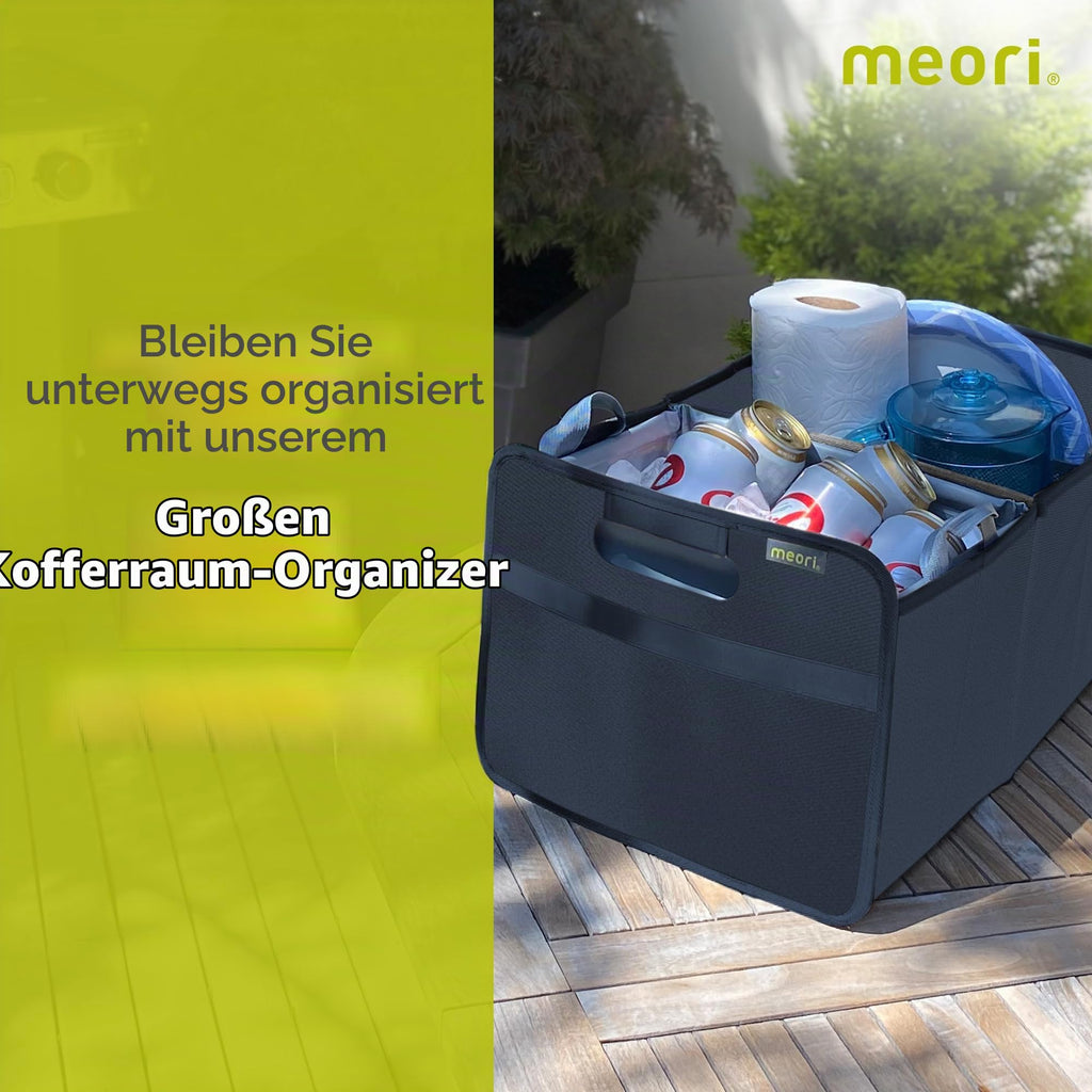 meori Faltbox Classic für Marine Blau Car, Größe L