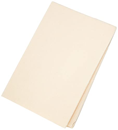 PARODI & PARODI - Bügeltuch, reduziert Flecken und Verbrennungen, hält die Falten der Kleidung länger, aus Baumwolle, Beige, 30 x 75 cm