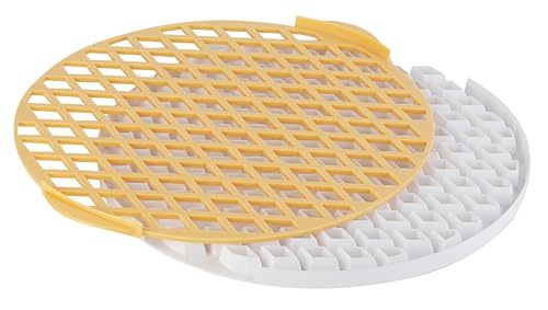 Tescoma DELICIA Gitterstanze rund 30 cm für Teigdekoration aus Kunststoff zum Ausstanzen von Gittern für Obstkuchen Torten und Blätterteig geeignet für süße und herzhafte Rezepte