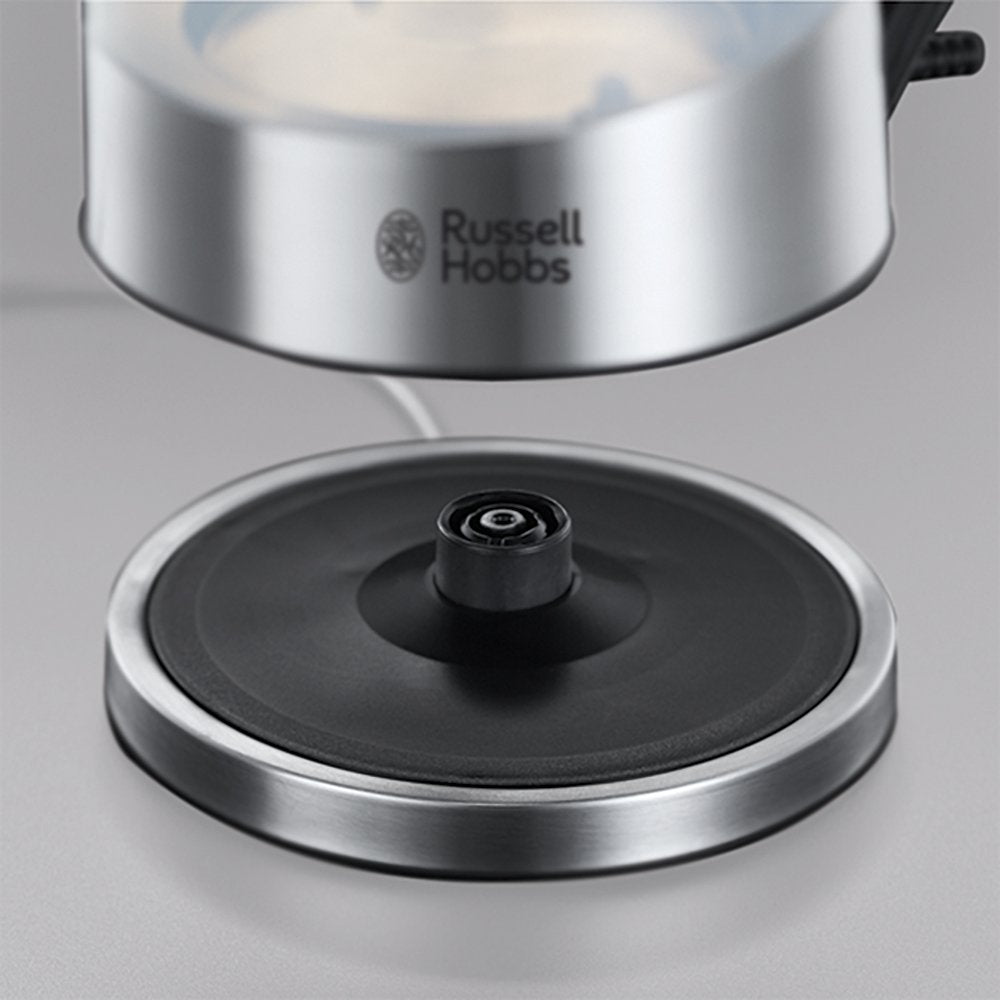 Russell Hobbs Wasserkocher [BRITA Wasserfilter MAXTRA+ Einsatz] Purity (1l + 0,5l Filtereinsatz, 2200W, LED Beleuchtung, inkl. Filterkartusche, Kalkfilter, Kartuschenwechselanzeige) Teekocher 22850-70