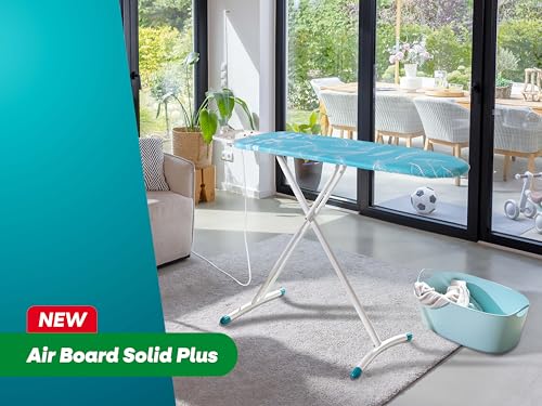 Leifheit Bügelbrett Air Board M Solid Plus, Bügelbezüge bis 120 x 38 cm