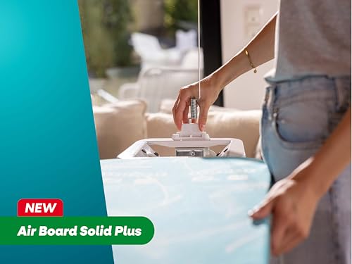 Leifheit Bügelbrett Air Board M Solid Plus, Bügelbezüge bis 120 x 38 cm