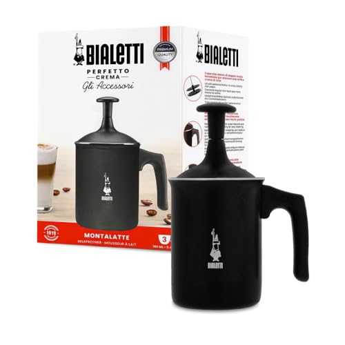 Bialetti Tutto Crema, Perfect Cream, Nicht für Induktionsherde geeignet, Spülmaschinenfest, 160 ml, Antihaftbeschichtetes Aluminium