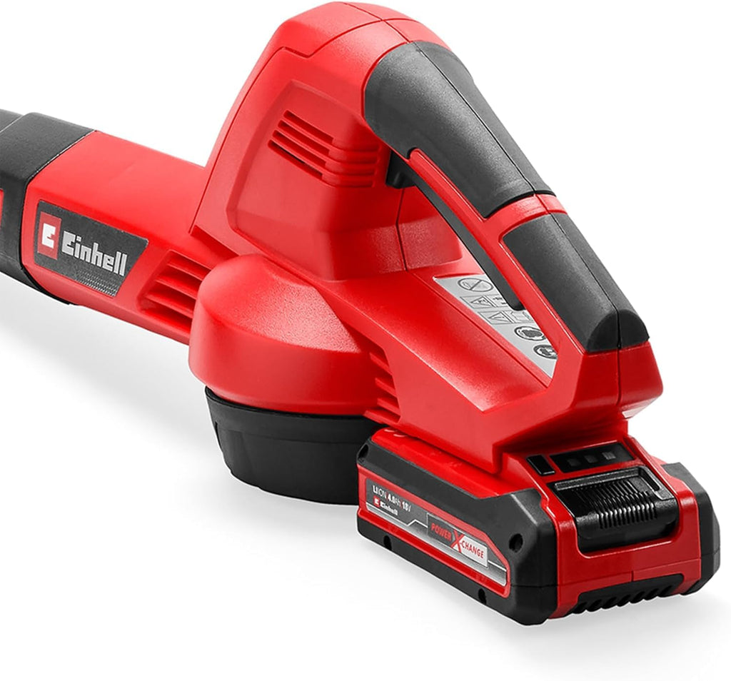Einhell Akku-Universalbläser GC-CL 18/1 Li E-Solo Power X-Change (18 V, Li-Ion, Blas-Luftstrom 210 km/h, 2-TLG. Rohr, elektr. Drehzahlregulierung, ohne Akku und Ladegerät)