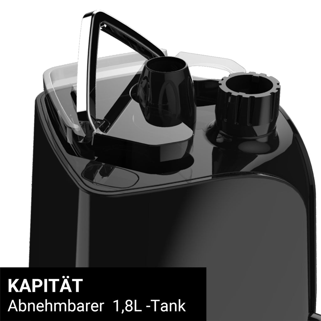 SteamOne Vertikaler Dampfglätter Steamer Schwarz 1800W - 1,8L