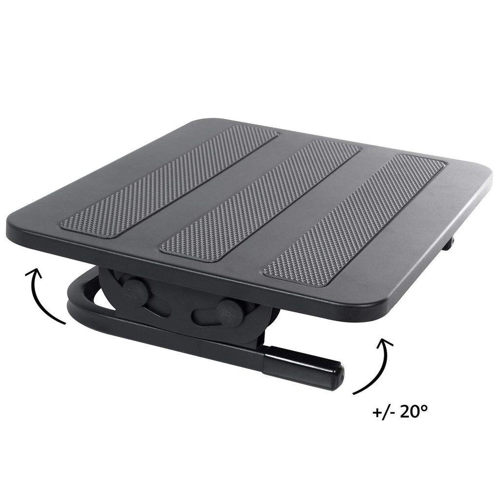 Maclean MC-831 Ergonomische Fußstütze Fußauflage stufenlos einstellbarer Neigungswinkel 380x300mm