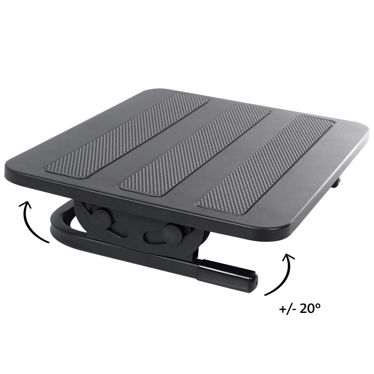 Maclean MC-831 Ergonomische Fußstütze Fußauflage stufenlos einstellbarer Neigungswinkel 380x300mm
