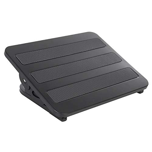 Maclean MC-831 Ergonomische Fußstütze Fußauflage stufenlos einstellbarer Neigungswinkel 380x300mm