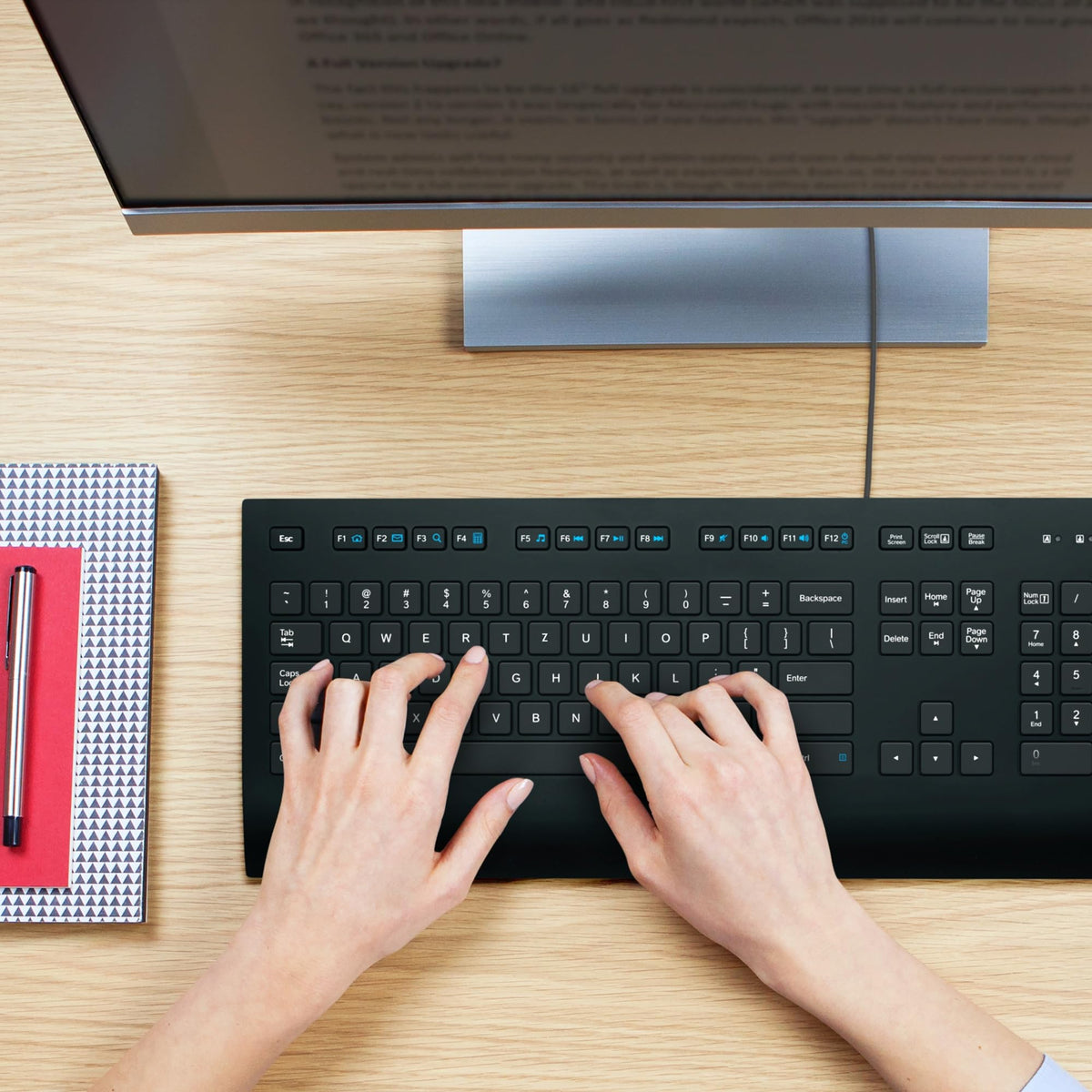 Logitech K280e Pro Kabelgebundene Business Tastatur für Windows