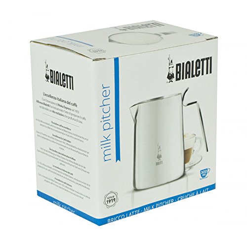 Bialetti 1806 Milchkännchen Edelstahl, Silber