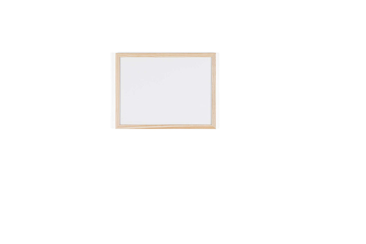 Bi-Office Budget Whiteboard mit Holzrahmen, magnetisch, 5 Größen wählbar, 40 x 30 cm