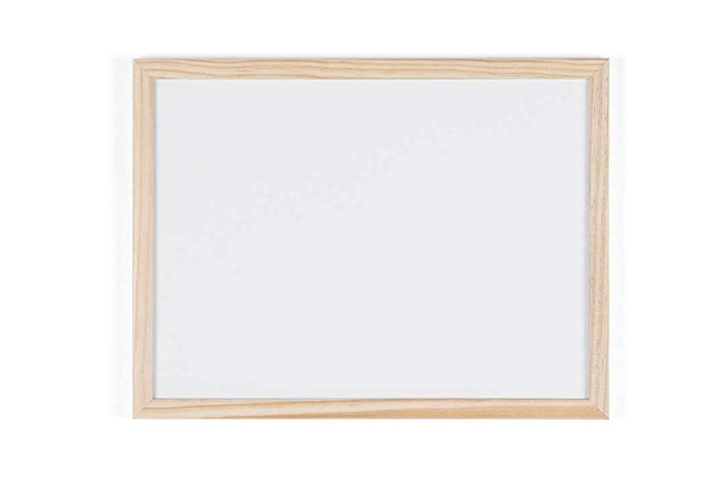 Bi-Office Budget Whiteboard mit Holzrahmen, magnetisch, 5 Größen wählbar, 40 x 30 cm