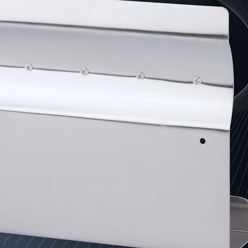 RICOO Schlüsselbrett mit Ablage Edelstahl Schlüsselhaken MB6001 Magnetisch Notizwand Schlüsselhalter Wand Flur Edelstahl Key Holder Aufbewahrung