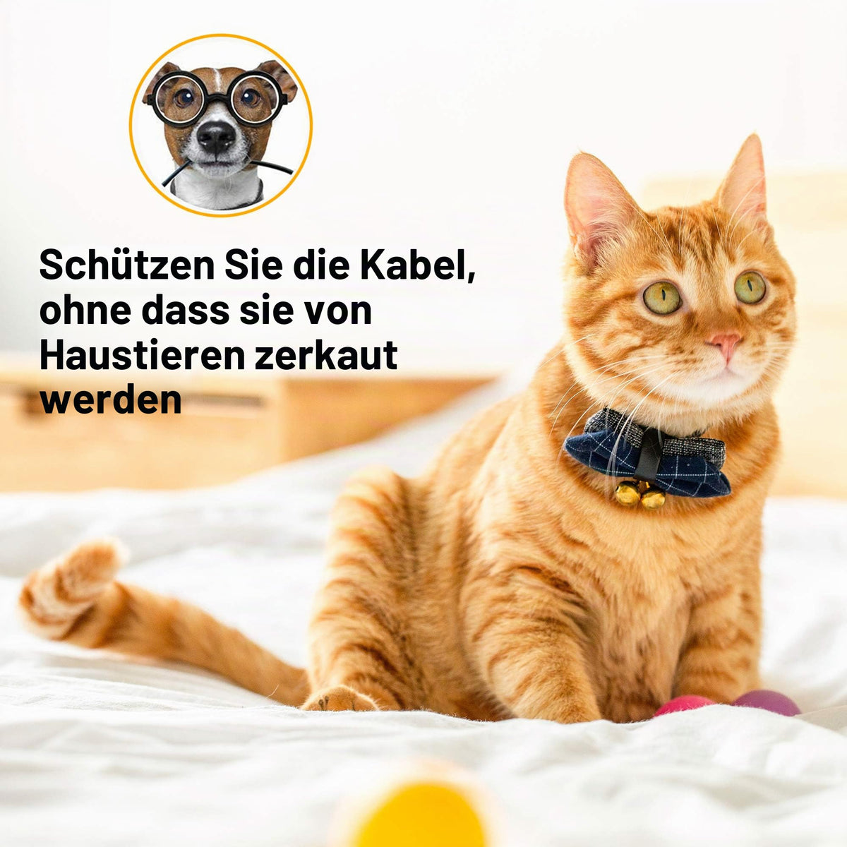 6 m selbstschließender Kabelschlauch, 5 mm, mit Schrumpfschlauch