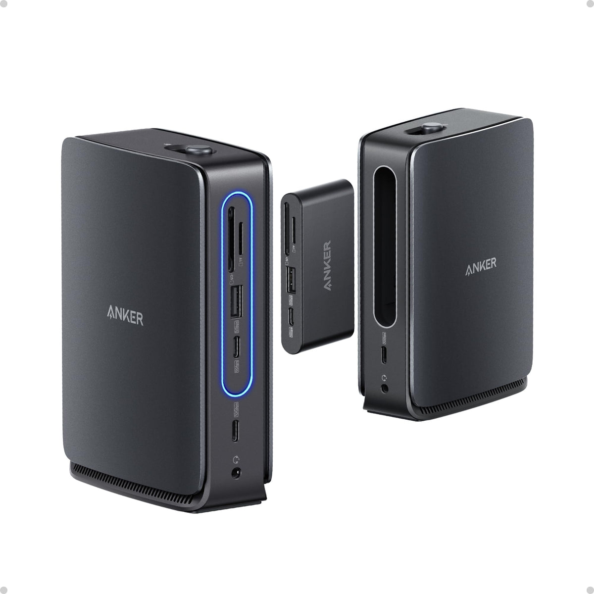 Anker Nano Laptop Dock, 13-in-1 USB-C Triple-Display (2× HDMI, 1× DP)