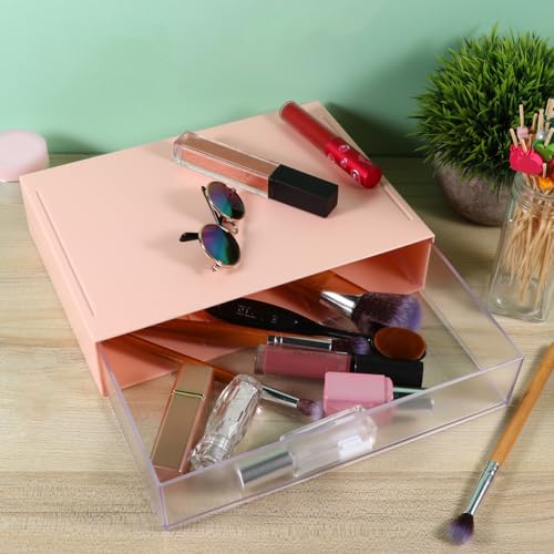 ifundom Schubladen Organizer Satz aus Abs mit Schubladenartigem Design Leichter Büroaufbewahrungsbox für Schreibtisch und Schlafzimmer zur Organisation